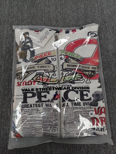 Vale forever peace zip up hoodie