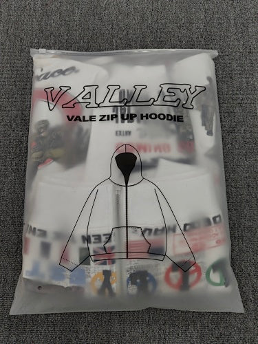 Vale forever peace zip up hoodie