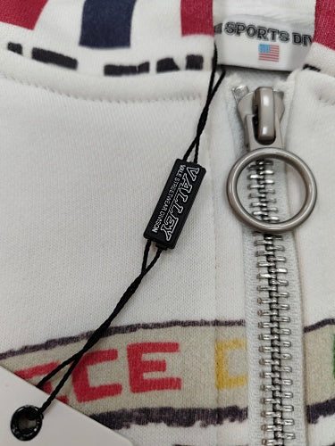 Vale forever peace zip up hoodie