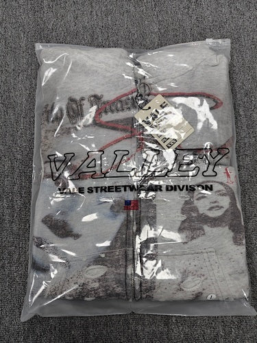 Vale Forever Valley Fest Zip Up Hoodie 'Grey'