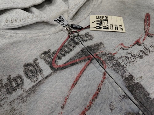 Vale Forever Valley Fest Zip Up Hoodie 'Grey'