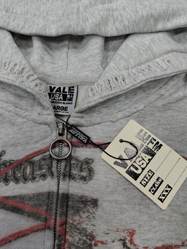 Vale Forever Valley Fest Zip Up Hoodie 'Grey'