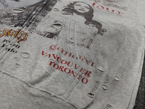 Vale Forever Valley Fest Zip Up Hoodie 'Grey'