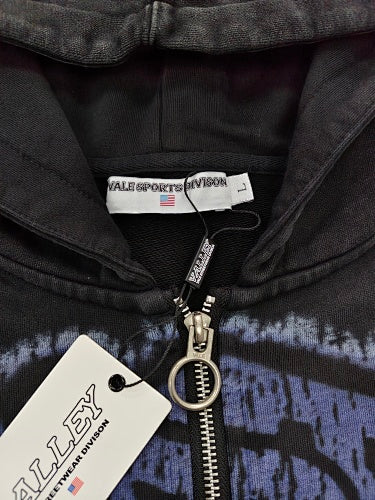 Vale Forever Raven Zip Up Hoodie 'Black'