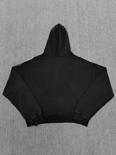 Vale Forever Raven Zip Up Hoodie 'Black'