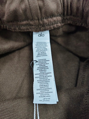 alo sweatpants brown