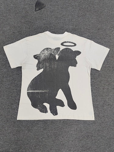 Have Faith In Me Distressed White T Shirt