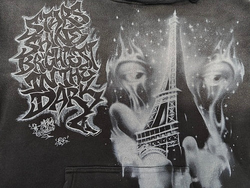 Hellstar Eiffel Tower Hoodie 'Black'