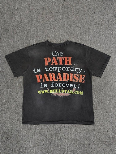 hellstar Mercy Dog Path To Paradise Lambs Black T Shirt