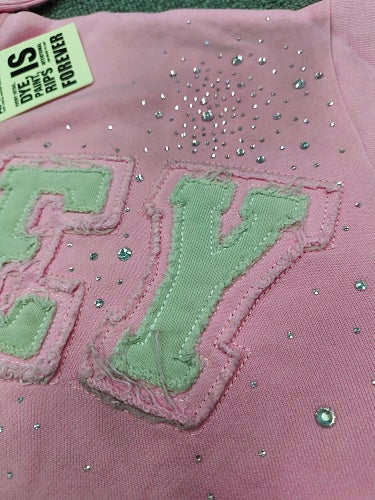 Vale Forever Classico Zip Up Hoodie 'pink'
