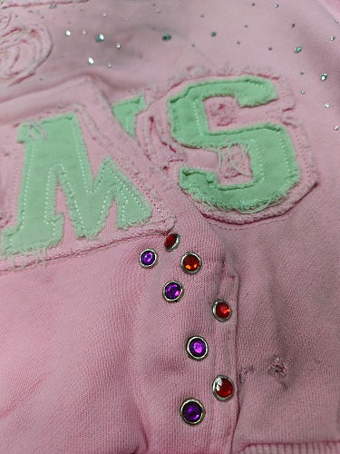 Vale Forever Classico Zip Up Hoodie 'pink'