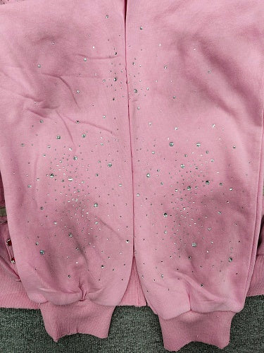 Vale Forever Classico Zip Up Hoodie 'pink'