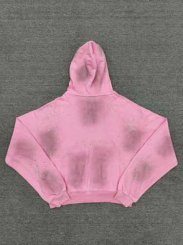 Vale Forever Classico Zip Up Hoodie 'pink'