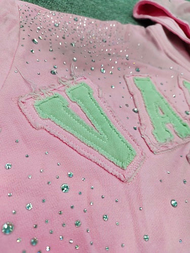 Vale Forever Classico Zip Up Hoodie 'pink'
