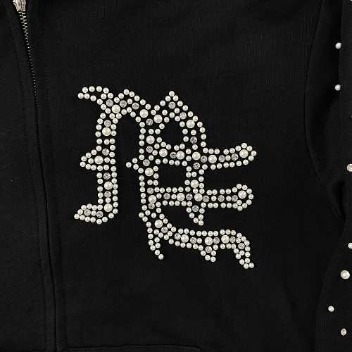 Mixed Emotions  Black ‘Pearl’ Hoodie
