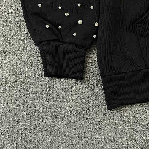Mixed Emotions  Black ‘Pearl’ Hoodie