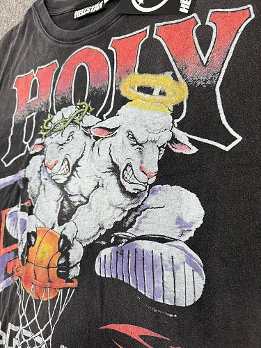 HELLSTAR  2 Lambs Holy State graphic-print T-shirt