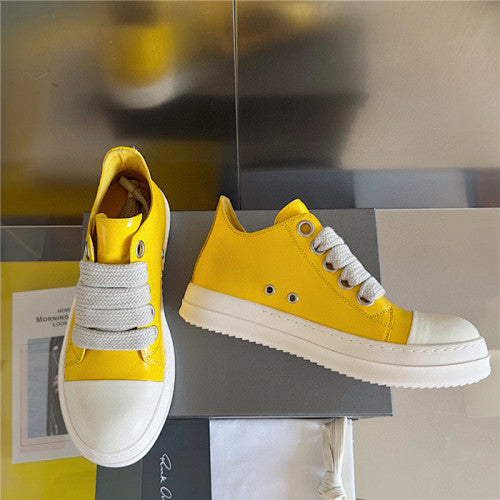 Rick Owens Porterville Jumbo Laced Low 'Lemon'