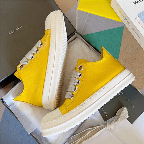 Rick Owens Porterville Jumbo Laced Low 'Lemon'