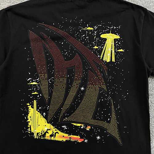 Mixed Emotion Ranger Rhinestone Tee black