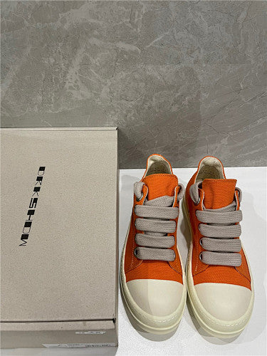 Rick Owens DRKSHDW Fogachine Cotton Megalace Low 'Orange Milk'