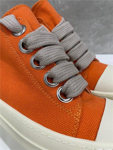Rick Owens DRKSHDW Fogachine Cotton Megalace Low 'Orange Milk'