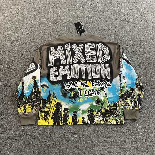 Mixed Emotion Grey “UFO” Long Sleeve