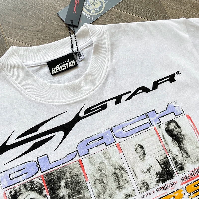 Hellstar  Studios black stars shine tee