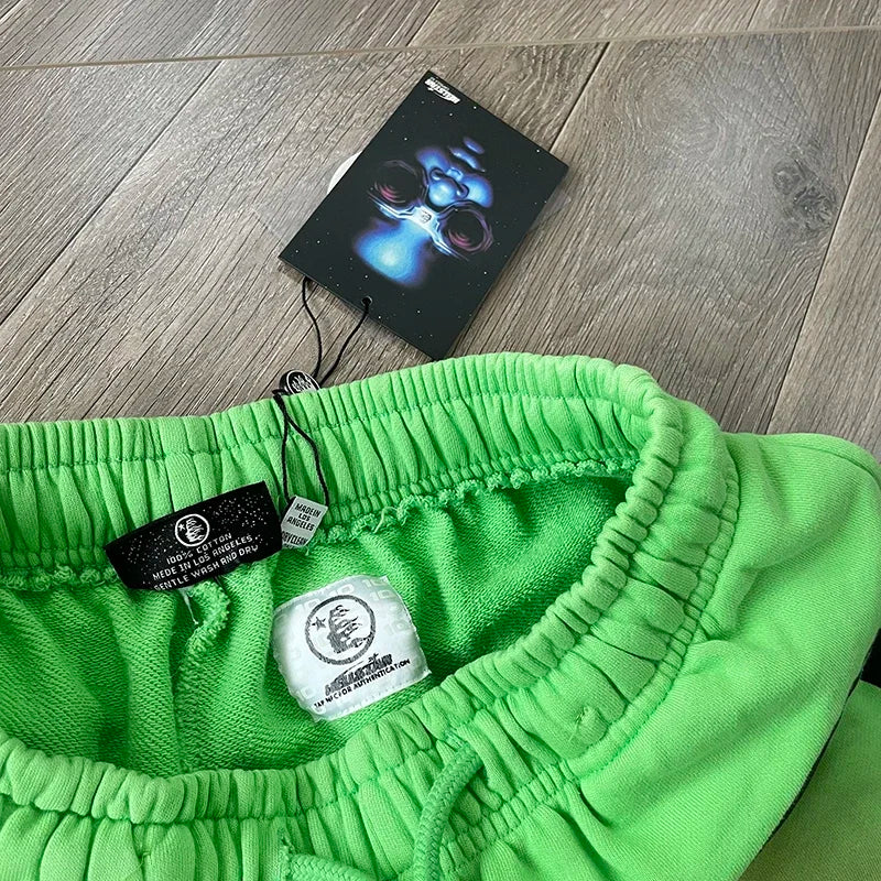 HELLSTAR STUDIOS calpsule  10 Neon Casual sports shorts for men and women