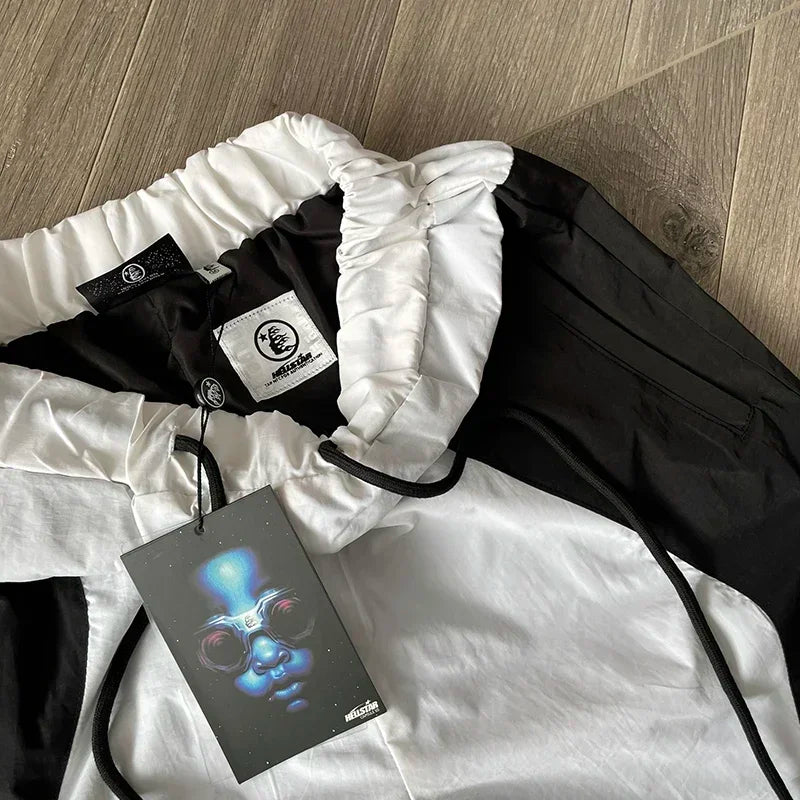 Hellstar  Sample Pants Wave stitching color-blocked casual sports
