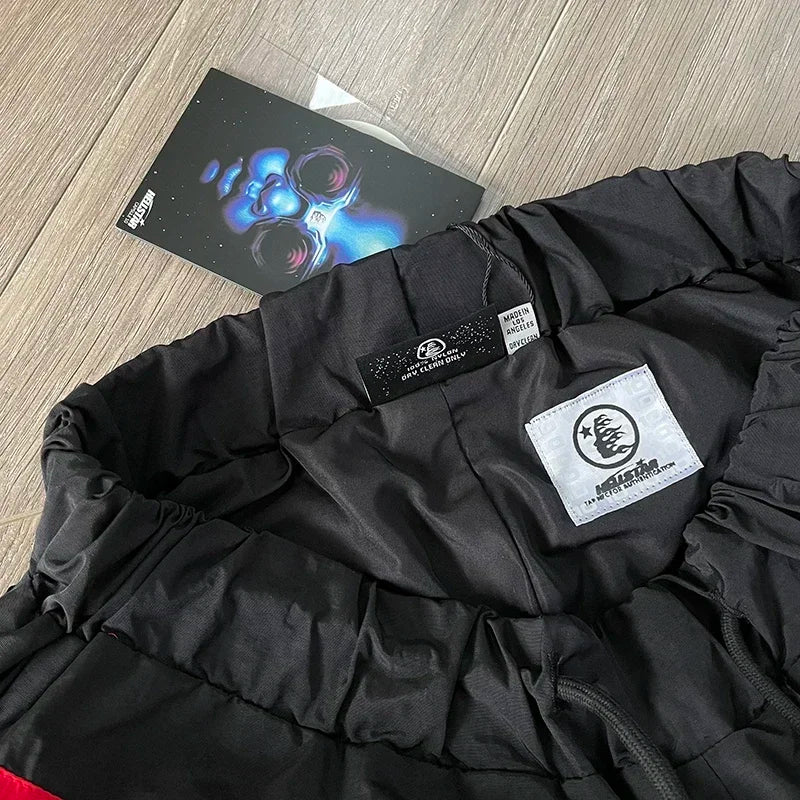 Hellstar  Sample Pants Wave stitching color-blocked casual sports