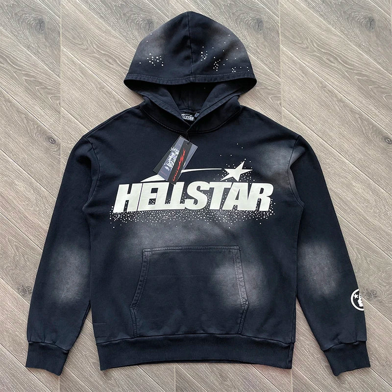 Hellstar Studios acid washed reignstone hoodie