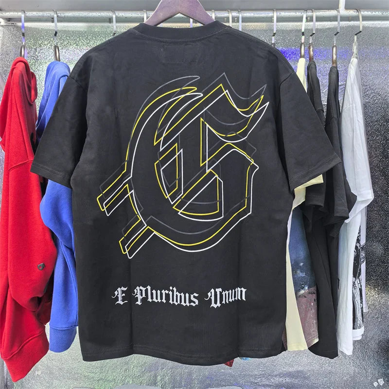 Godspeed Tower Printed High Quality Casual Round Neck Short Sleeve