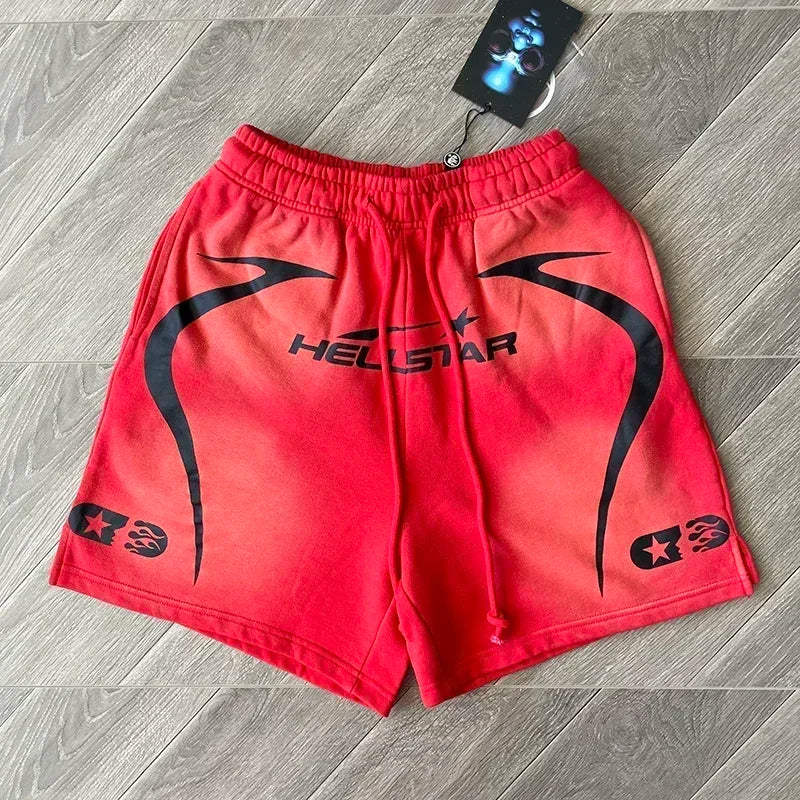 HELLSTAR STUDIOS calpsule  10 Neon Casual sports shorts for men and women