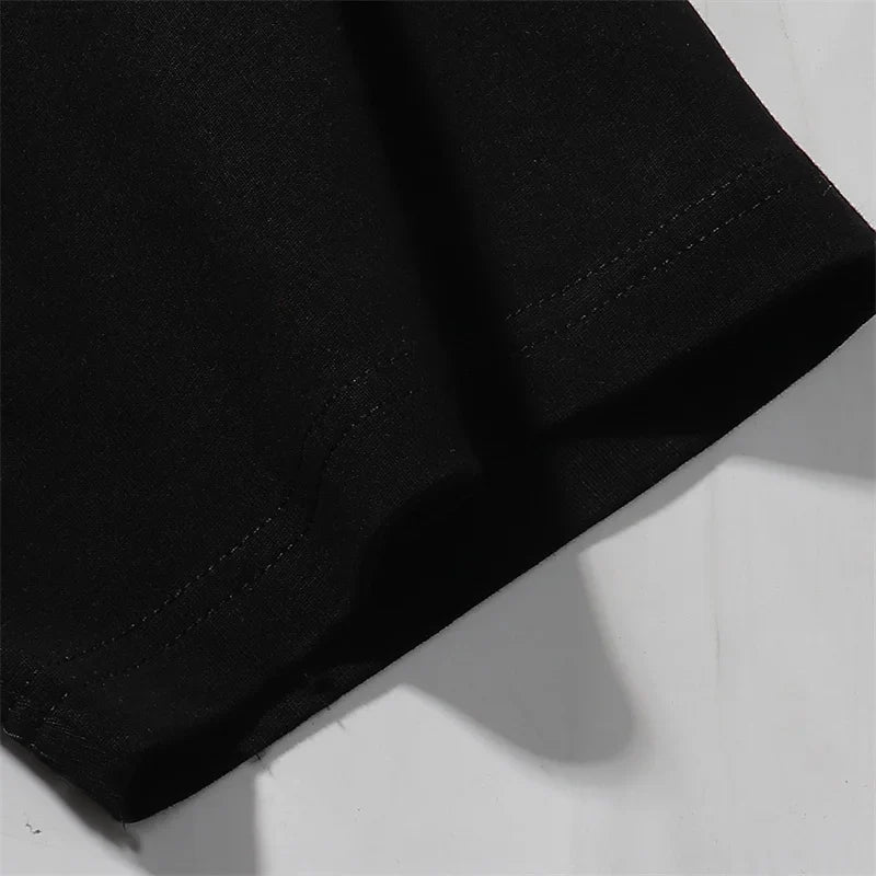 Godspeed City Printed High Quality Double Yarn Cotton Casual Short Sleeves