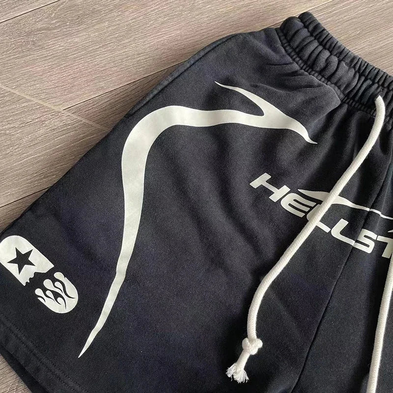 HELLSTAR STUDIOS calpsule  10 Neon Casual sports shorts for men and women