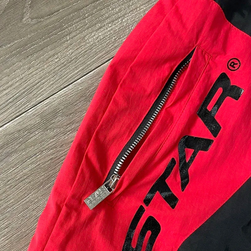 Hellstar  Sample Pants Wave stitching color-blocked casual sports