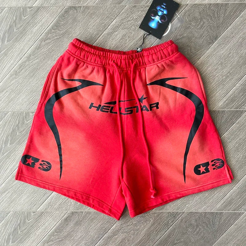 HELLSTAR STUDIOS calpsule  10 Neon Casual sports shorts for men and women