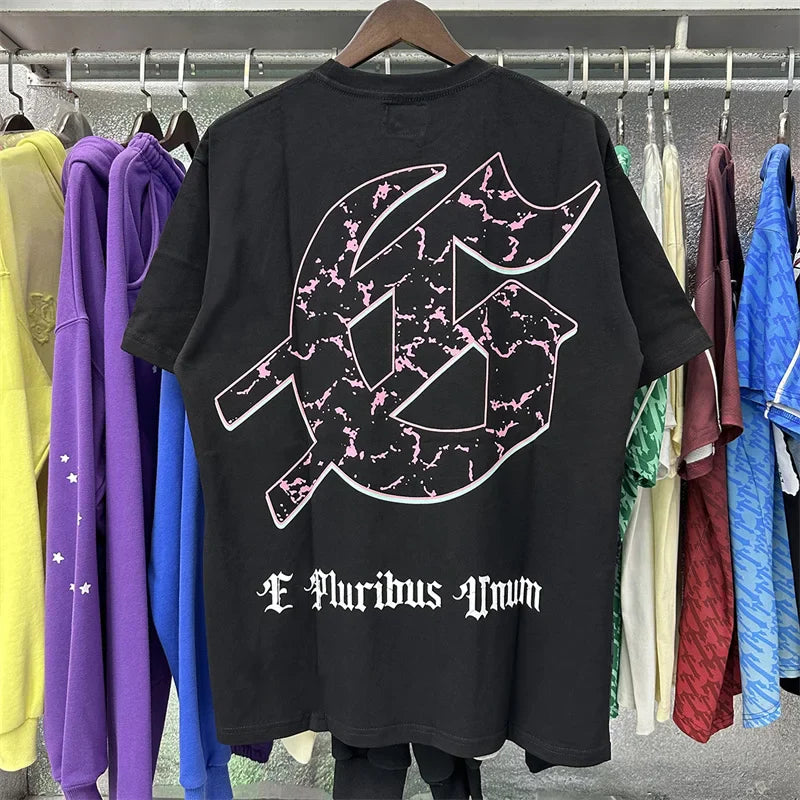 Godspeed Skull Print High-Quality Casual Short Sleeved Shirt