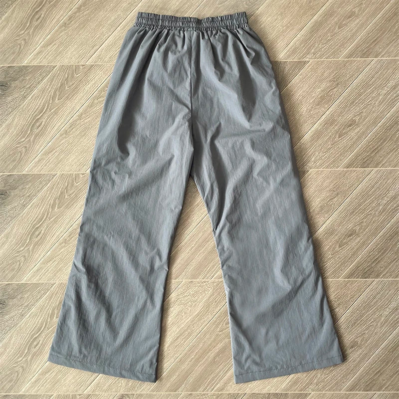 SAINT VANITY Embroidered breasted sports style casual pants