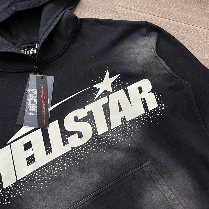 Hellstar Studios acid washed reignstone hoodie