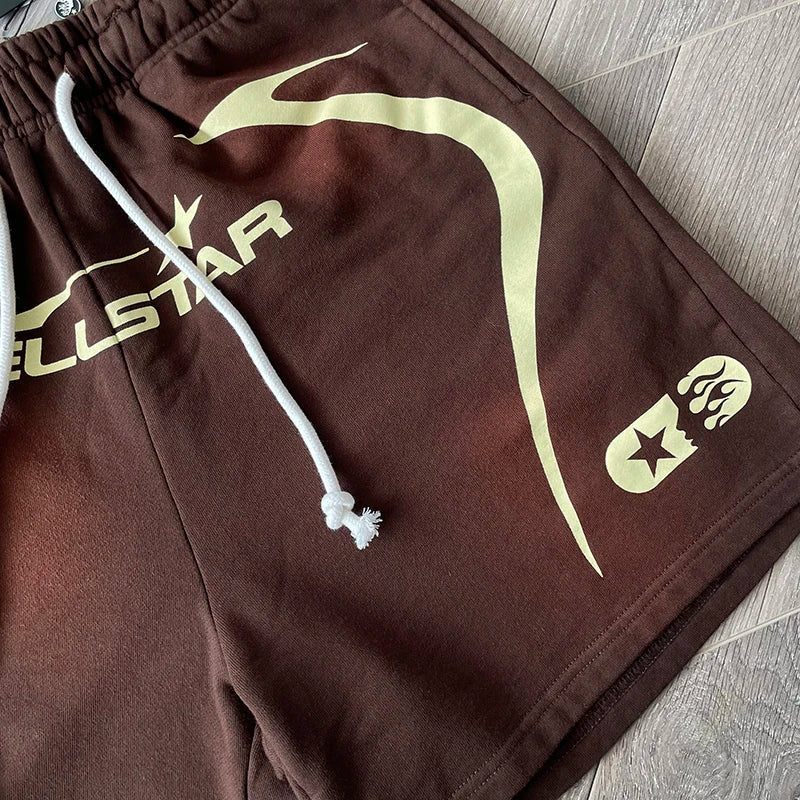 HELLSTAR STUDIOS calpsule  10 Neon Casual sports shorts for men and women