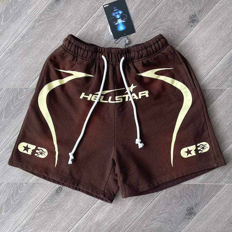 HELLSTAR STUDIOS calpsule  10 Neon Casual sports shorts for men and women