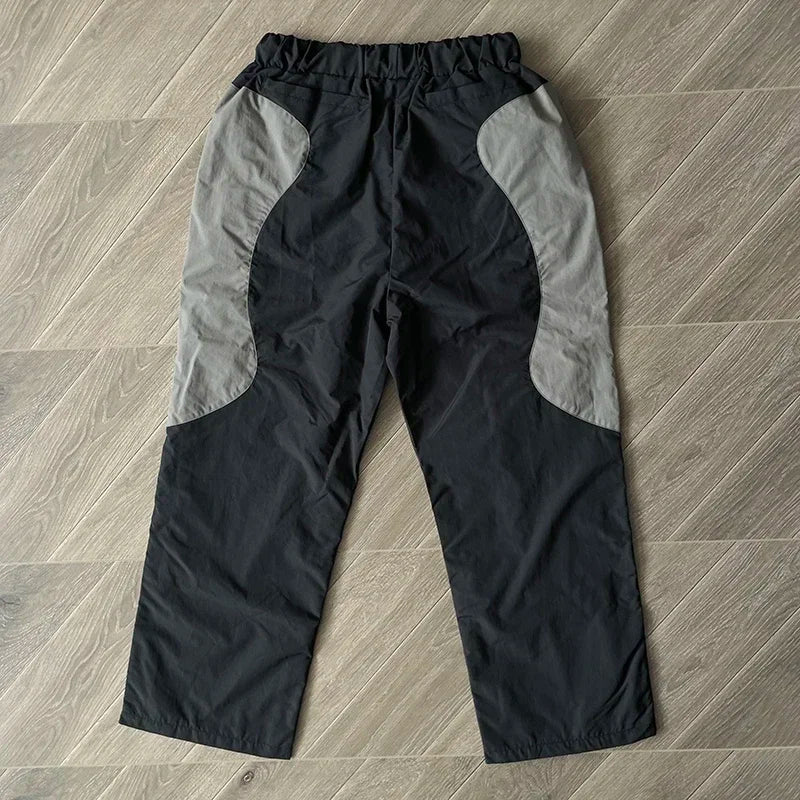 Hellstar  Sample Pants Wave stitching color-blocked casual sports