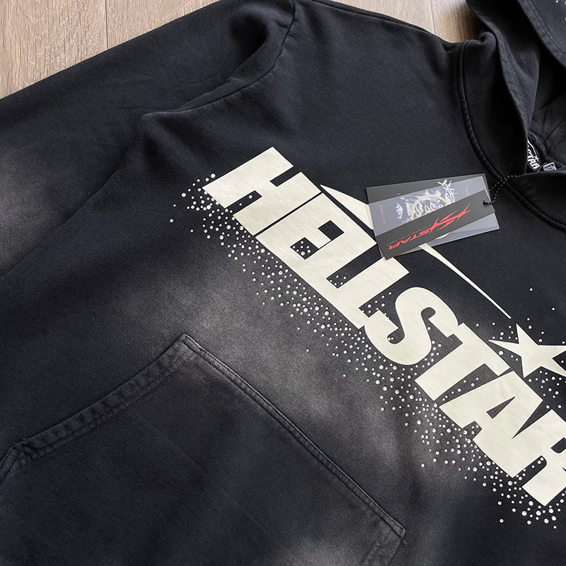 Hellstar Studios acid washed reignstone hoodie