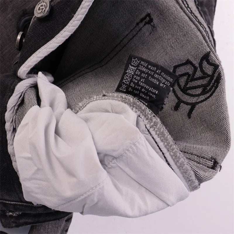 Godspeed Embroidered Jean shorts