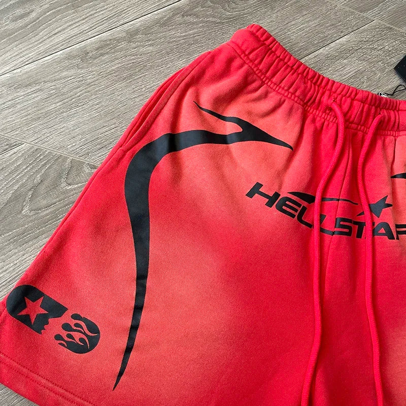 HELLSTAR STUDIOS calpsule  10 Neon Casual sports shorts for men and women