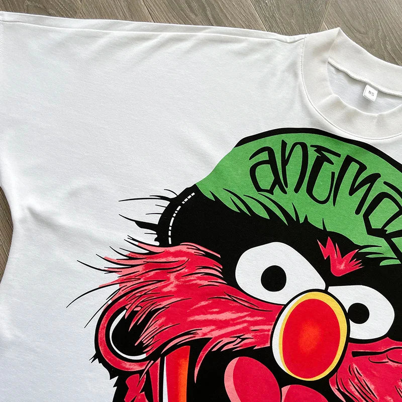 Blutosatire studios cropped character tee