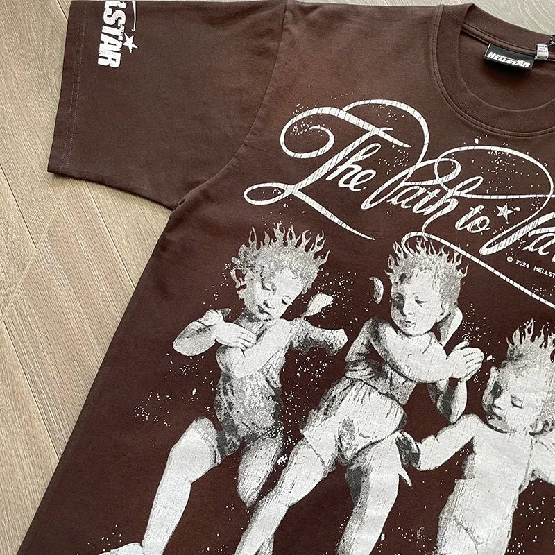 Hellstar path to paradise brown shirt