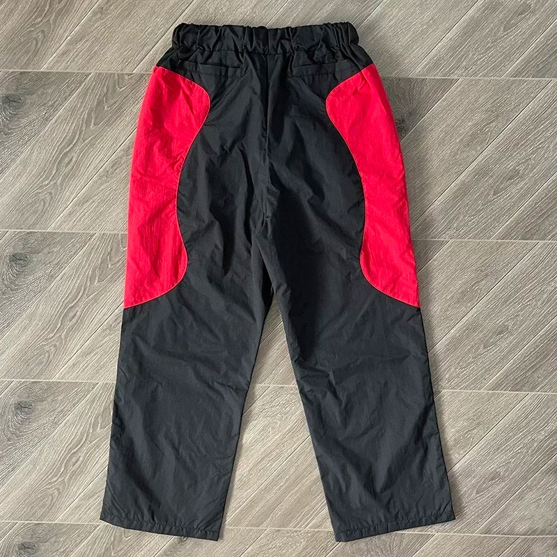 Hellstar  Sample Pants Wave stitching color-blocked casual sports